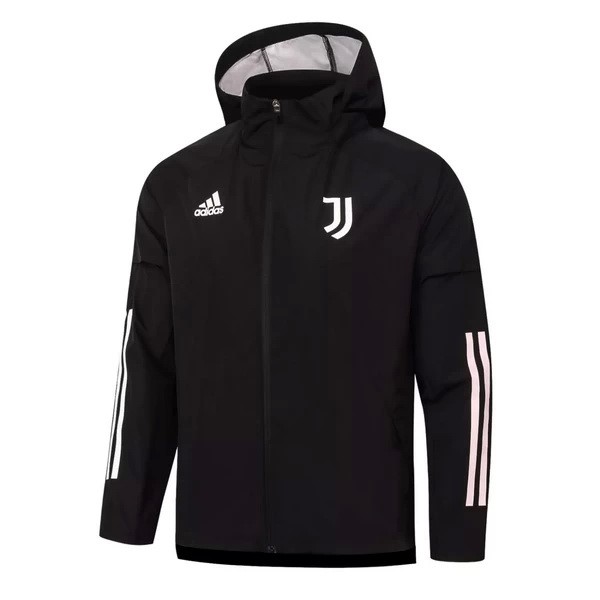 Rompevientos Juventus 2020 2021 Negro Blanco